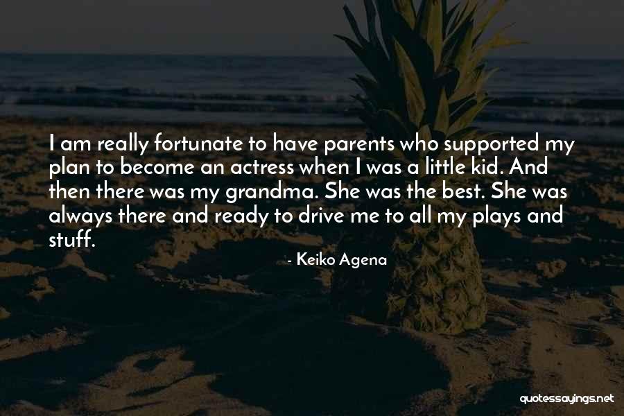 Become An Actress Quotes By Keiko Agena