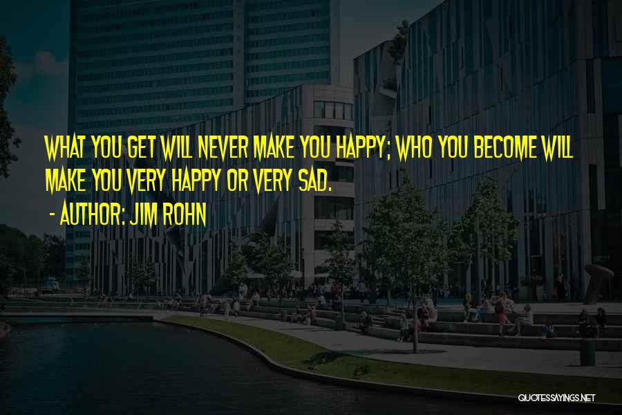 Become Happy Quotes By Jim Rohn