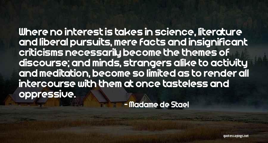 Become Strangers Quotes By Madame De Stael Become Strangers Quotes By Madame De Stael