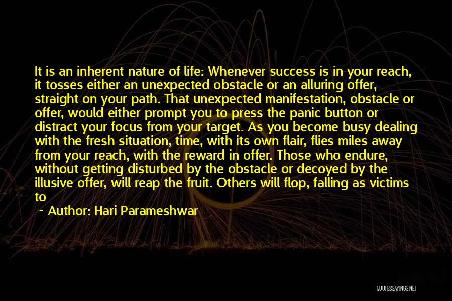 Become Successful Quotes By Hari Parameshwar