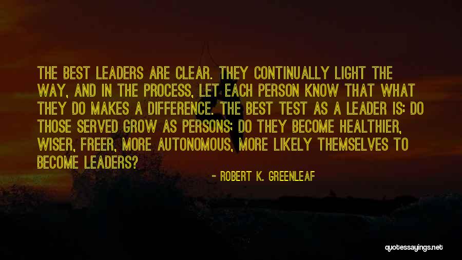 Become The Light Quotes By Robert K. Greenleaf Become The Light Quotes By Robert K. Greenleaf