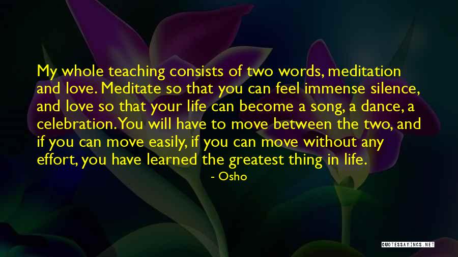 Become The Teaching Quotes By Osho Become The Teaching Quotes By Osho