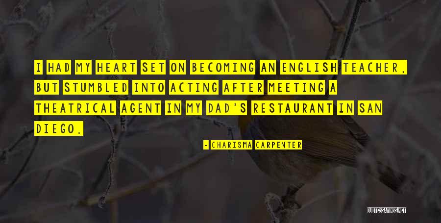 Becoming A Dad Quotes By Charisma Carpenter Becoming A Dad Quotes By Charisma Carpenter