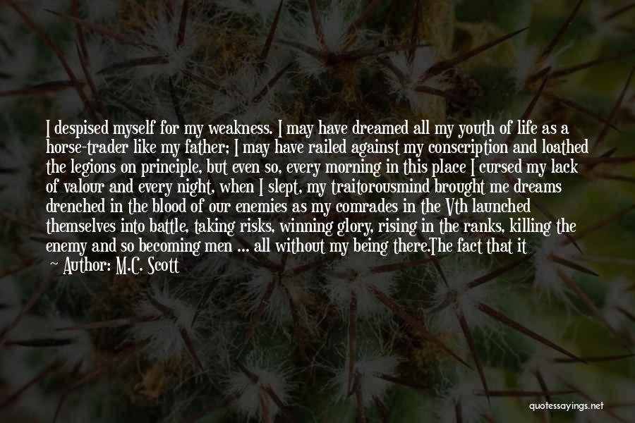 Becoming A Father Quotes By M.C. Scott