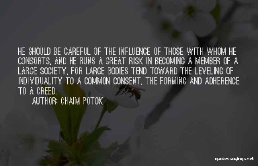 Becoming Great Quotes By Chaim Potok