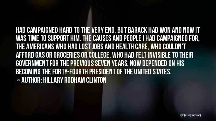 Becoming Invisible Quotes By Hillary Rodham Clinton
