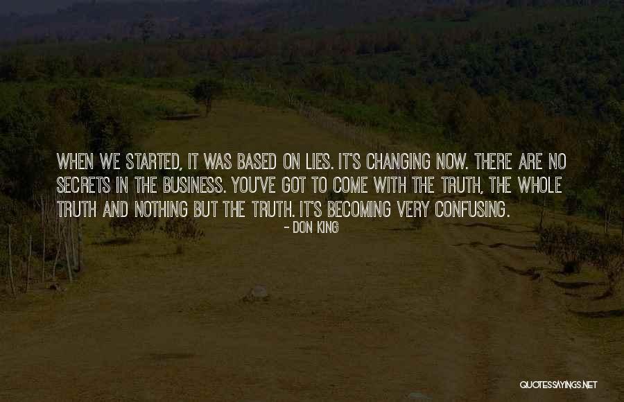 Becoming King Quotes By Don King Becoming King Quotes By Don King