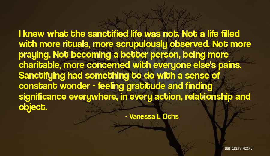 Becoming Quotes By Vanessa L Ochs