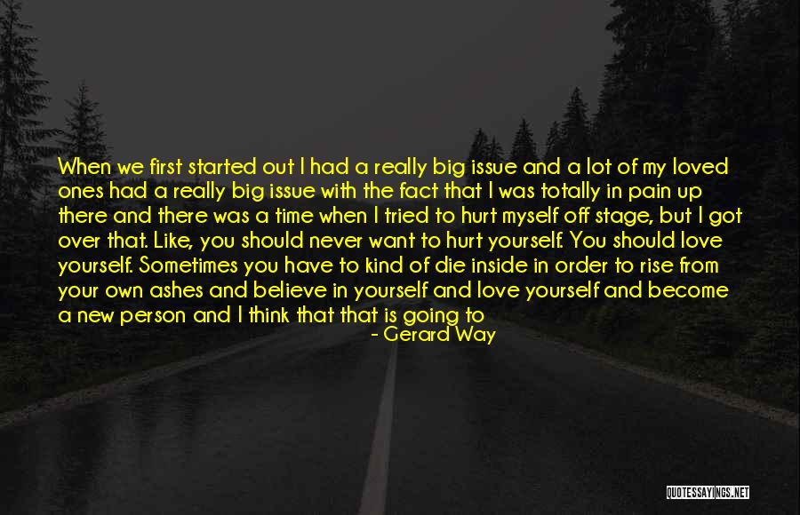 Becoming Your Own Person Quotes By Gerard Way Becoming Your Own Person Quotes By Gerard Way