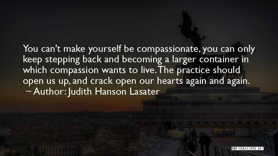 Becoming Yourself Again Quotes By Judith Hanson Lasater