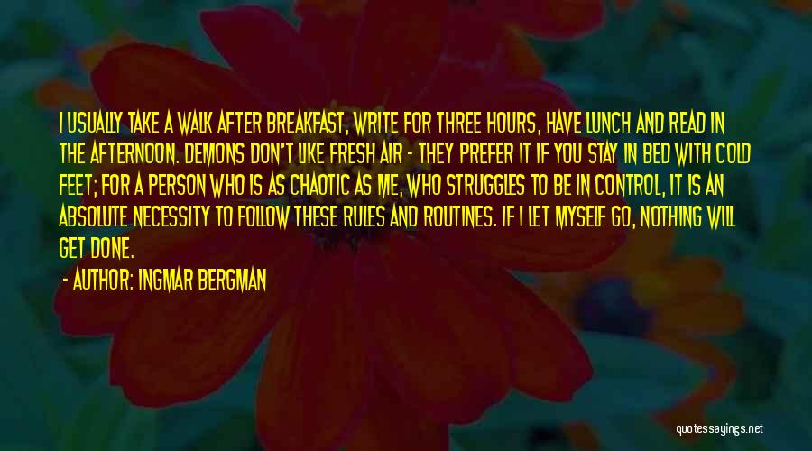 Bed And Breakfast Quotes By Ingmar Bergman