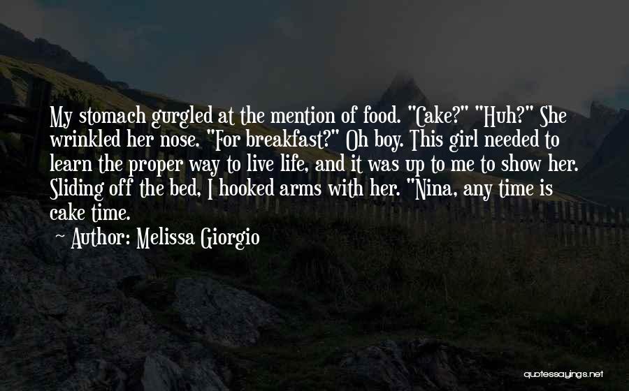Bed And Breakfast Quotes By Melissa Giorgio
