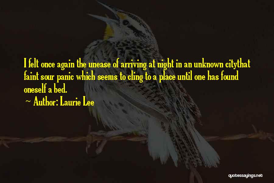 Bed At Night Quotes By Laurie Lee