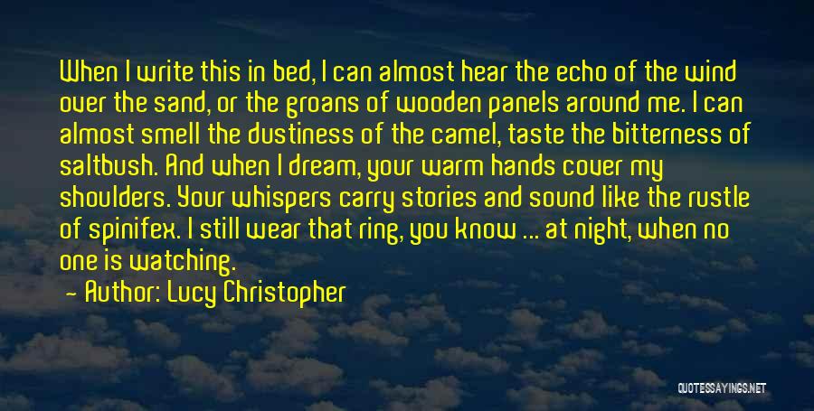 Bed At Night Quotes By Lucy Christopher