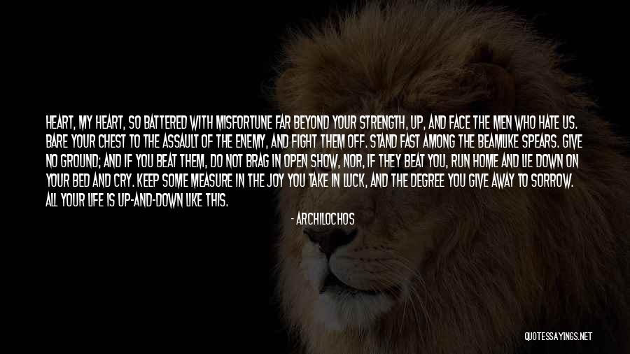 Bed Down Quotes By Archilochos Bed Down Quotes By Archilochos