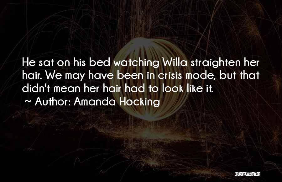 Bed Hair Quotes By Amanda Hocking