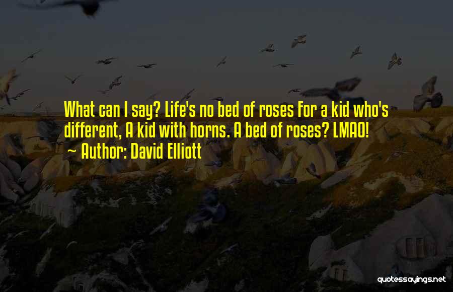 Bed Of Roses Quotes By David Elliott