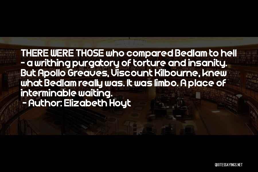 Bedlam Quotes By Elizabeth Hoyt