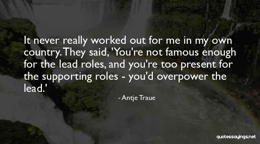 Bedmate Video Quotes By Antje Traue Bedmate Video Quotes By Antje Traue