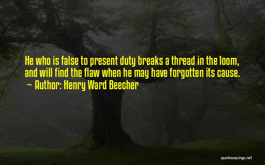 Beecher Quotes By Henry Ward Beecher