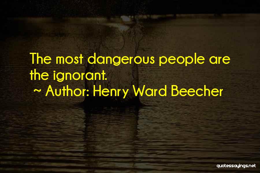 Beecher Quotes By Henry Ward Beecher