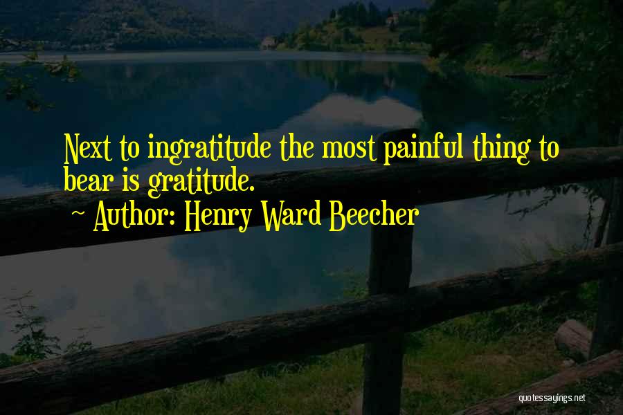 Beecher Quotes By Henry Ward Beecher