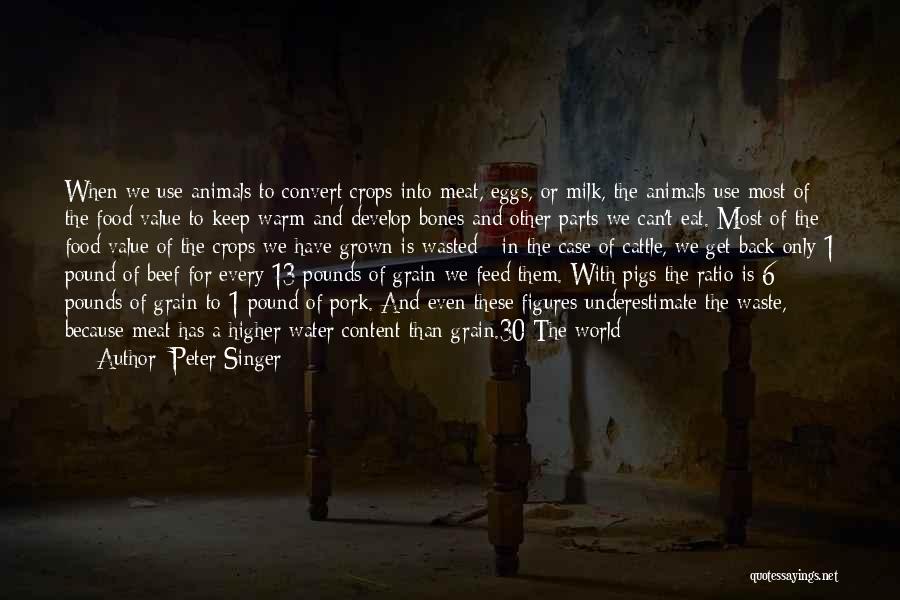 Beef Cattle Quotes By Peter Singer