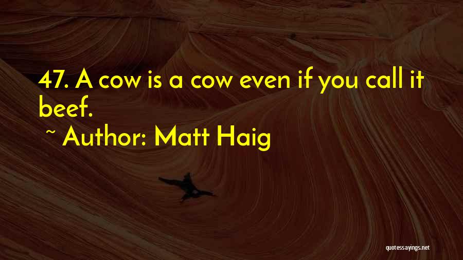 Beef Quotes By Matt Haig