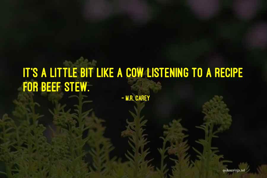 Beef Stew Quotes By M.R. Carey