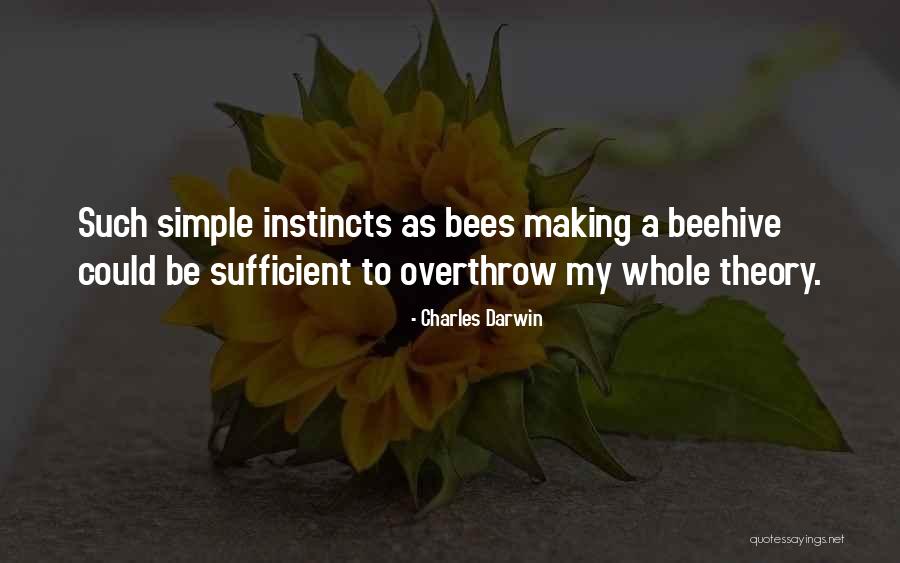 Beehive Quotes By Charles Darwin