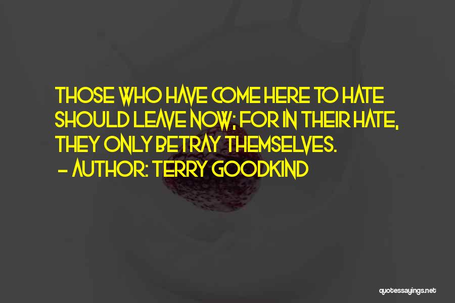 Beejay Sax Quotes By Terry Goodkind