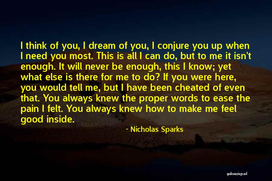 Been Cheated Quotes By Nicholas Sparks