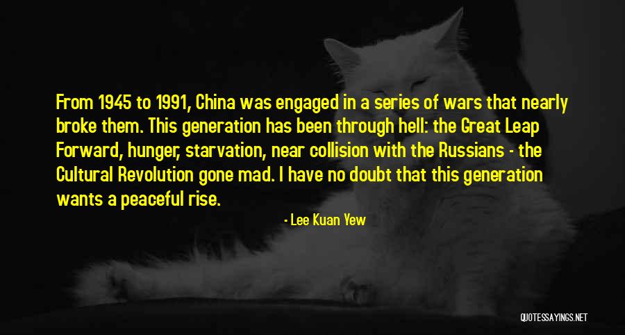 Been Through Hell Quotes By Lee Kuan Yew