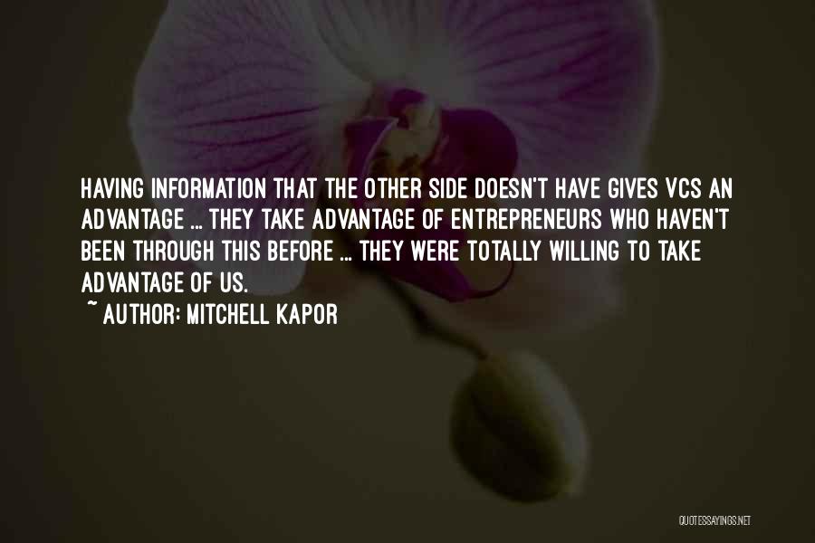 Been Through This Before Quotes By Mitchell Kapor