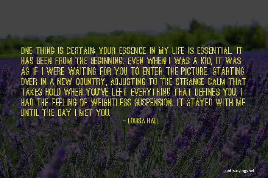 Been Waiting For You Quotes By Louisa Hall