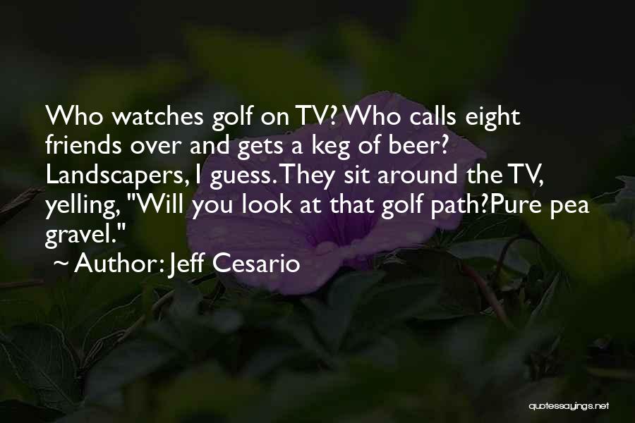 Beer And Golf Quotes By Jeff Cesario