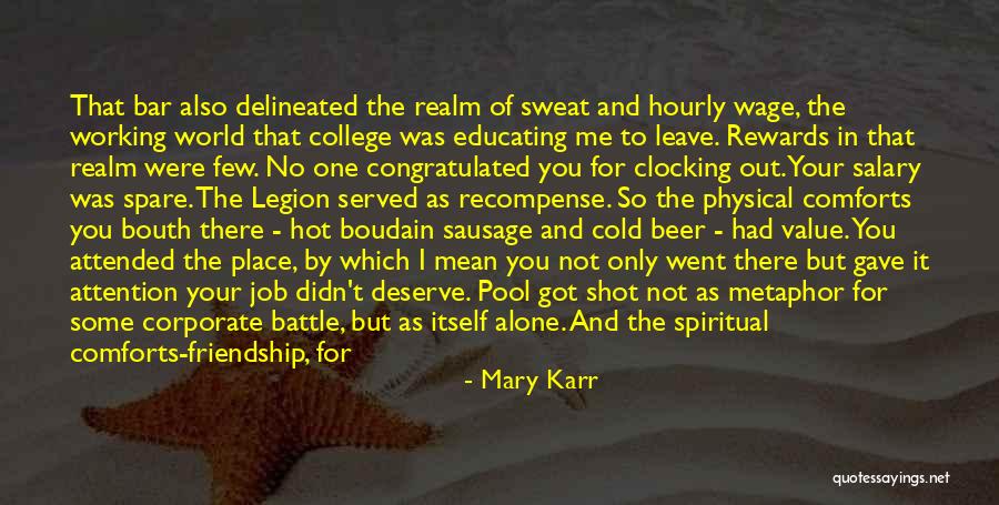 Beer O Clock Quotes By Mary Karr