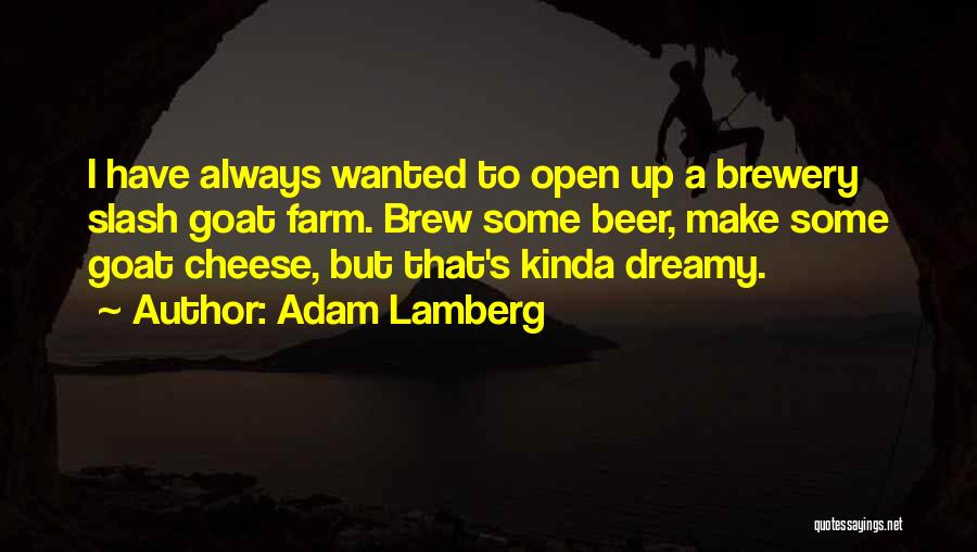 Beer Quotes By Adam Lamberg