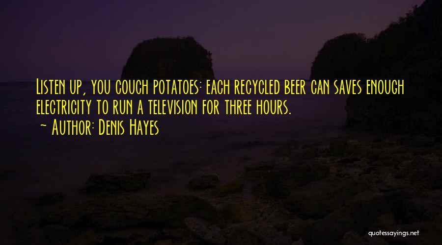 Beer Quotes By Denis Hayes