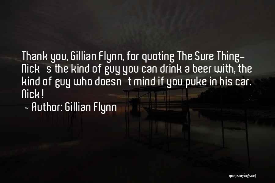 Beer Quotes By Gillian Flynn