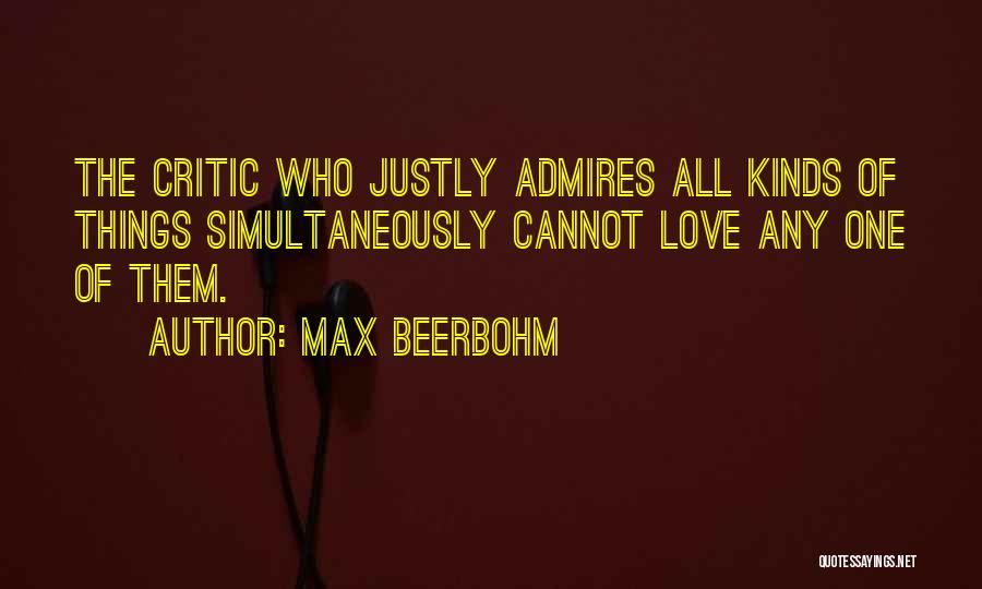 Beerbohm Quotes By Max Beerbohm