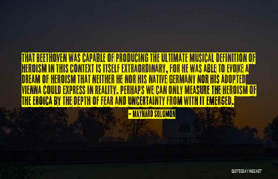 Beethoven Eroica Quotes By Maynard Solomon Beethoven Eroica Quotes By Maynard Solomon