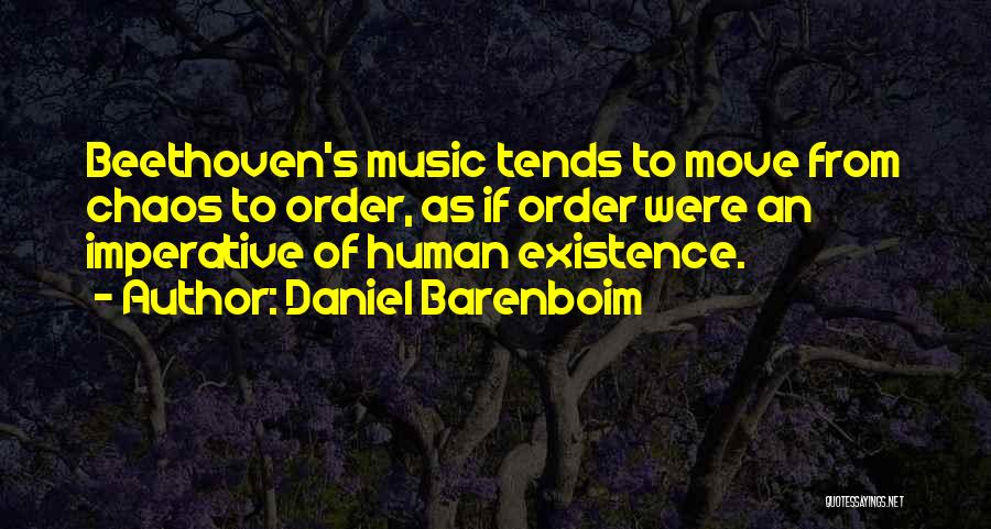 Beethoven's Quotes By Daniel Barenboim