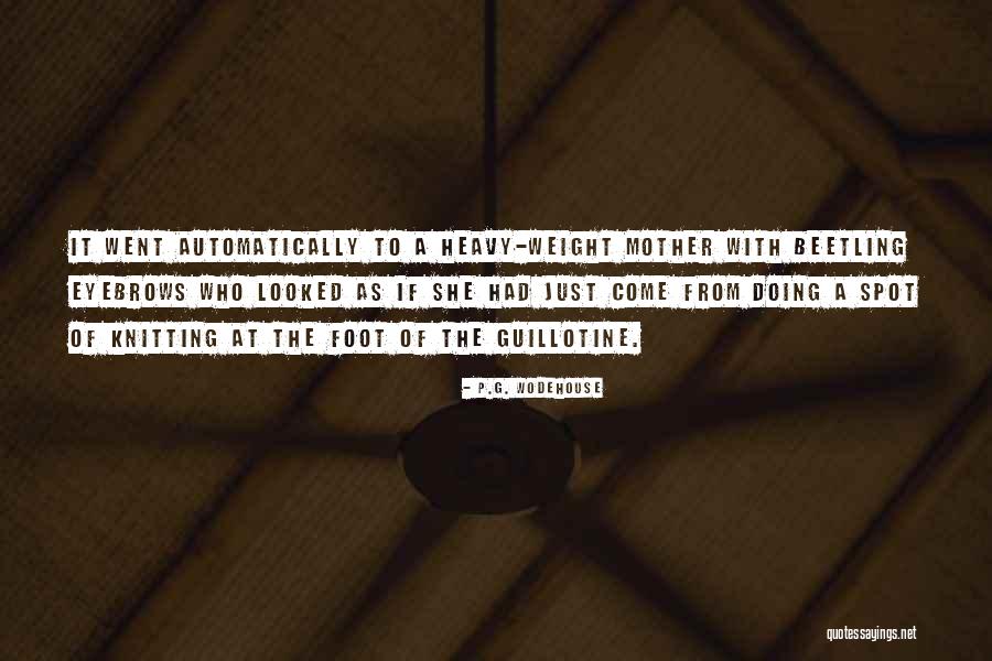 Beetling Eyebrows Quotes By P.G. Wodehouse Beetling Eyebrows Quotes By P.G. Wodehouse
