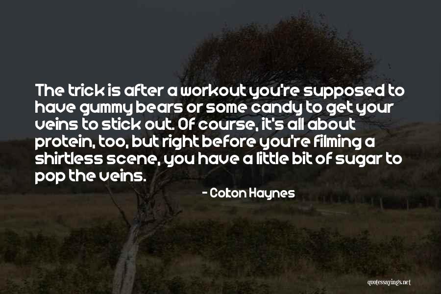 Before And After Workout Quotes By Colton Haynes Before And After Workout Quotes By Colton Haynes