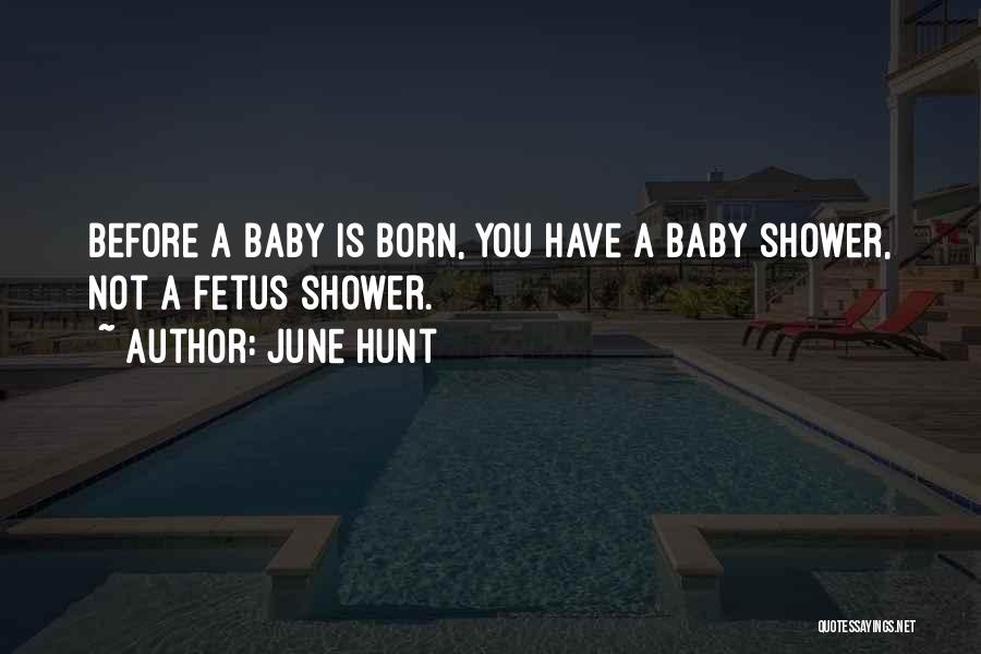 Before Baby Born Quotes By June Hunt