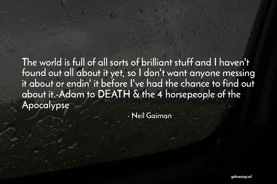 Before Death Quotes By Neil Gaiman