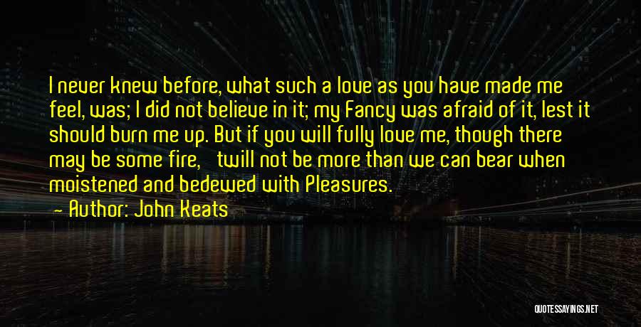 Before I Burn Quotes By John Keats