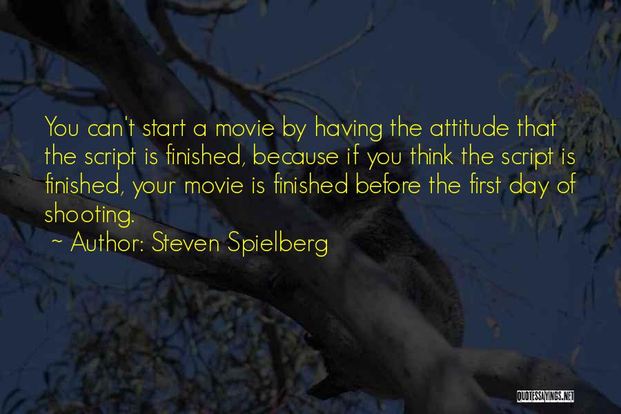 Before I Go Movie Quotes By Steven Spielberg