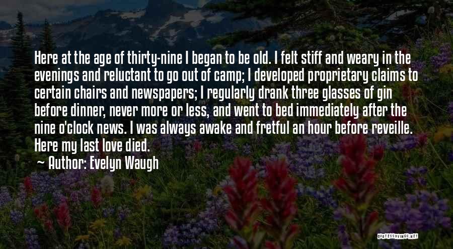 Before I Go To Bed Quotes By Evelyn Waugh